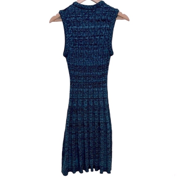 AMANDA UPRICHARD Braylen Cable Knit Sleeveless Sweater Dress. Size Small - Picture 3 of 13